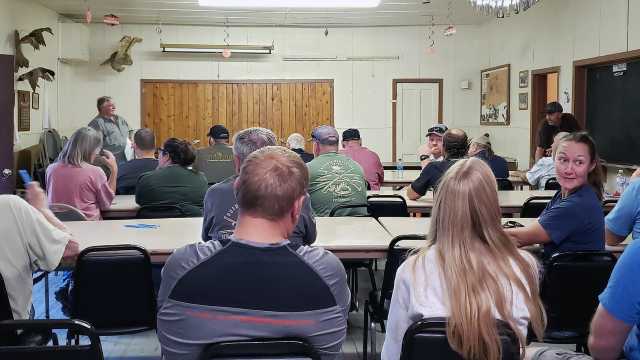 Encouraging turnout at Sportsman’s Club meeting