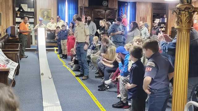 Cub Scout’s Pinewood Derby
