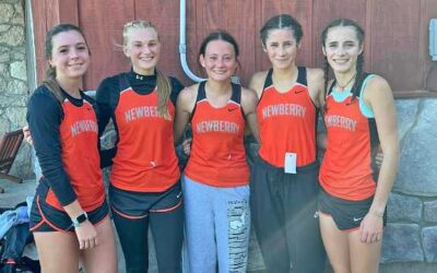 Lady Indians win cross country conference title