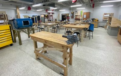 New CTE shop room at TAS