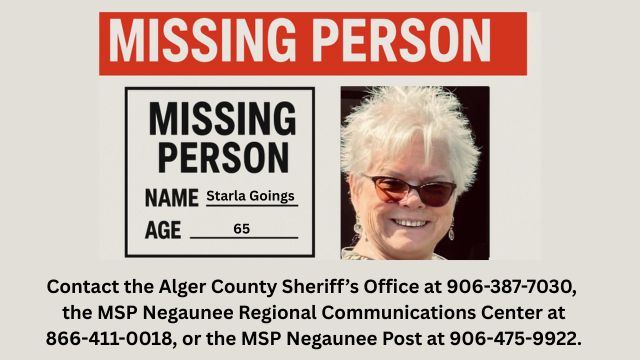 Missing Munising woman investigation underway in Alger County