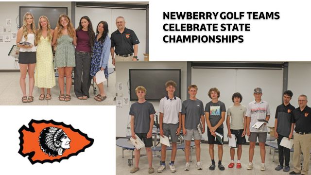 Newberry golf teams celebrate state championships
