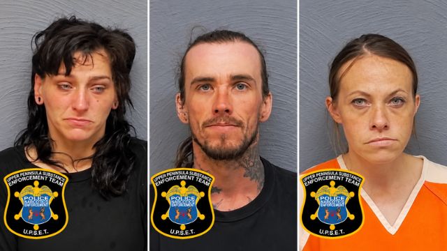 Methamphetamine seizure leads to three local felony arrests